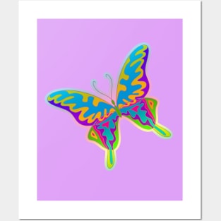 Boho butterfly Posters and Art